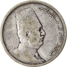 Moneta, Egitto, Fuad I, 5 Piastres, 1923, MB, Argento, KM:336