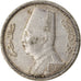Moneta, Egitto, Fuad I, 2 Piastres, 1929, British Royal Mint, BB, Argento