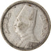 Monnaie, Égypte, Fuad I, 2 Piastres, 1929, British Royal Mint, TB+, Argent