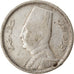 Moneta, Egitto, Fuad I, 2 Piastres, 1929, British Royal Mint, MB+, Argento