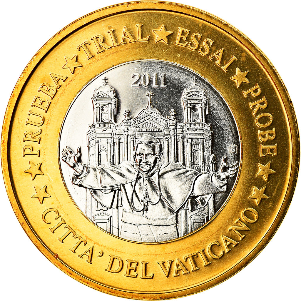 Cité du Vatican, Euro, 2011, Fantasy coinage, SPL, Bi-Metallic