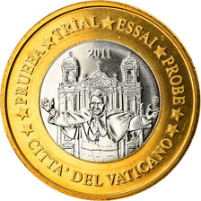 Cité du Vatican, Euro, 2011, Fantasy coinage, SPL, Bi-Metallic