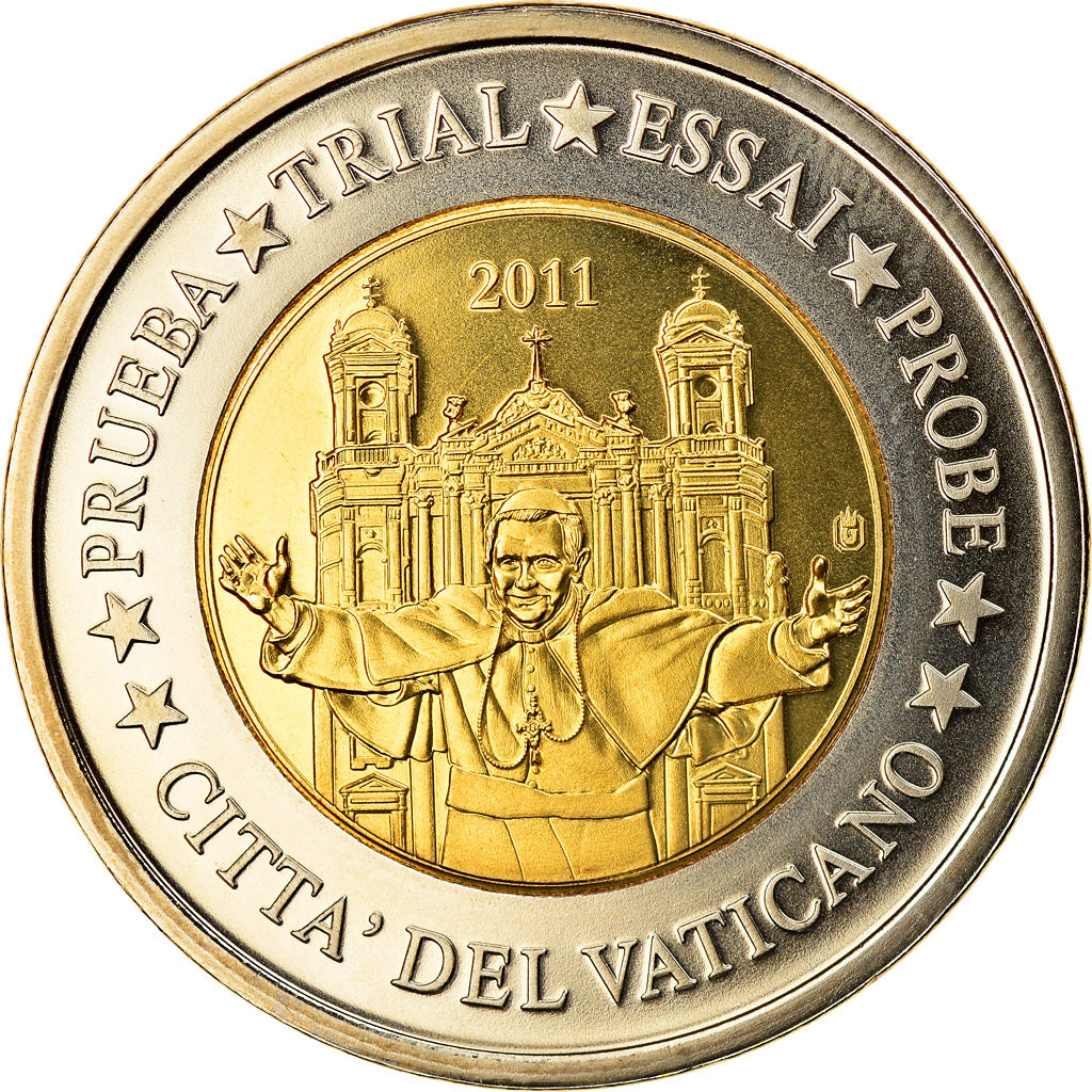 Cité du Vatican, 2 Euro, 2011, Fantasy coinage, SPL, Bi-Metallic