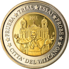 Cité du Vatican, 2 Euro, 2011, Fantasy coinage, SPL, Bi-Metallic
