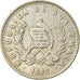 Moneda, Guatemala, 25 Centavos, 1990, MBC, Cobre - níquel, KM:278.5