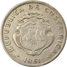 Münze, Costa Rica, 2 Colones, 1961, SS, Copper-nickel, KM:187.1a