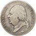 FRANCE Louis XVIII 5 Francs 1816 Bayonne KM:711.8 VF(20-25) Silver Gadoury:614