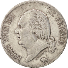 Coin, France, Louis XVIII, Louis XVIII, 5 Francs, 1821, Lille, EF(40-45)