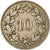 Moneta, Svizzera, 10 Rappen, 1915, Bern, MB+, Rame-nichel, KM:27