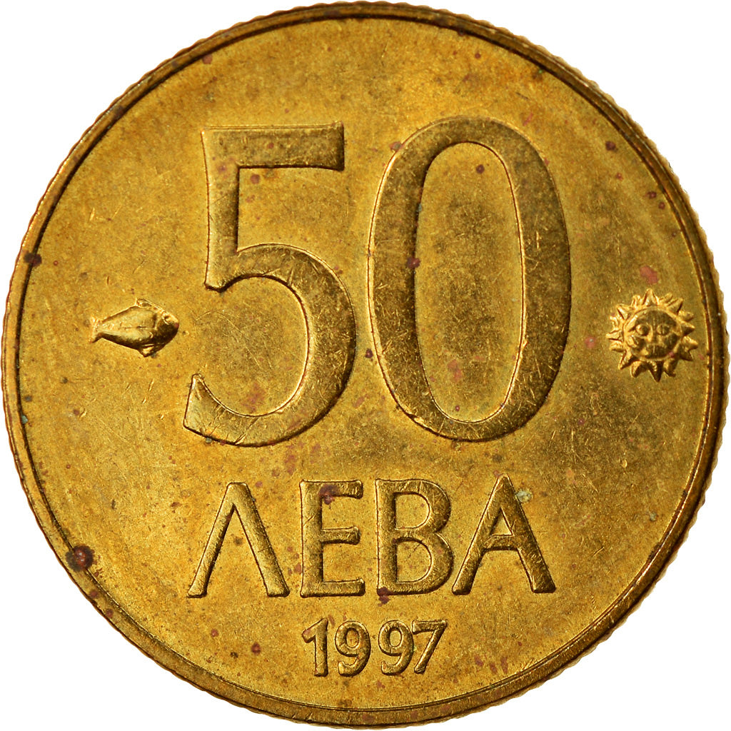 Moneta, Bulgaria, 50 Leva, 1997, BB, Ottone, KM:225