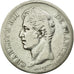 Coin, France, Charles X, 5 Francs, 1827, Nantes, VF(30-35), Silver, KM:728.12