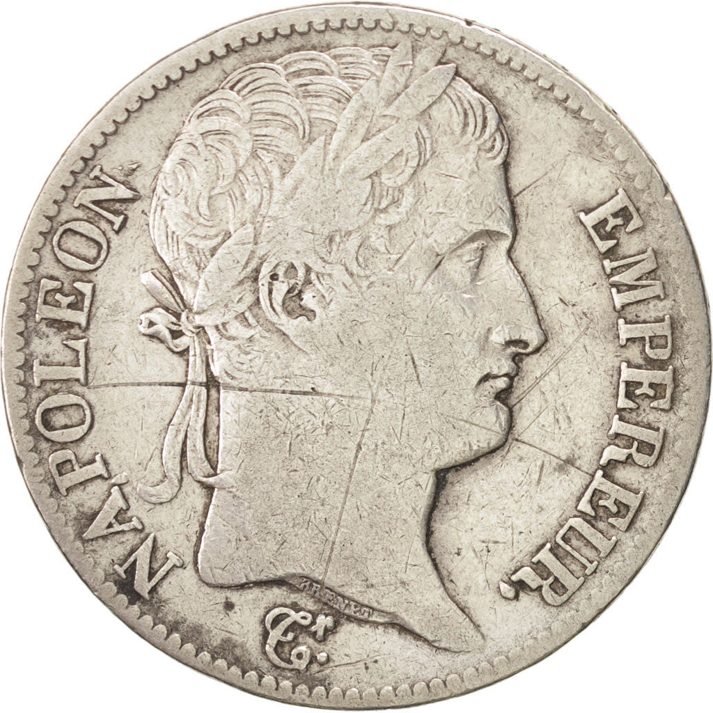 Coin, France, Napoléon I, 5 Francs, 1811, Paris, VF(30-35), Silver, KM:694.1