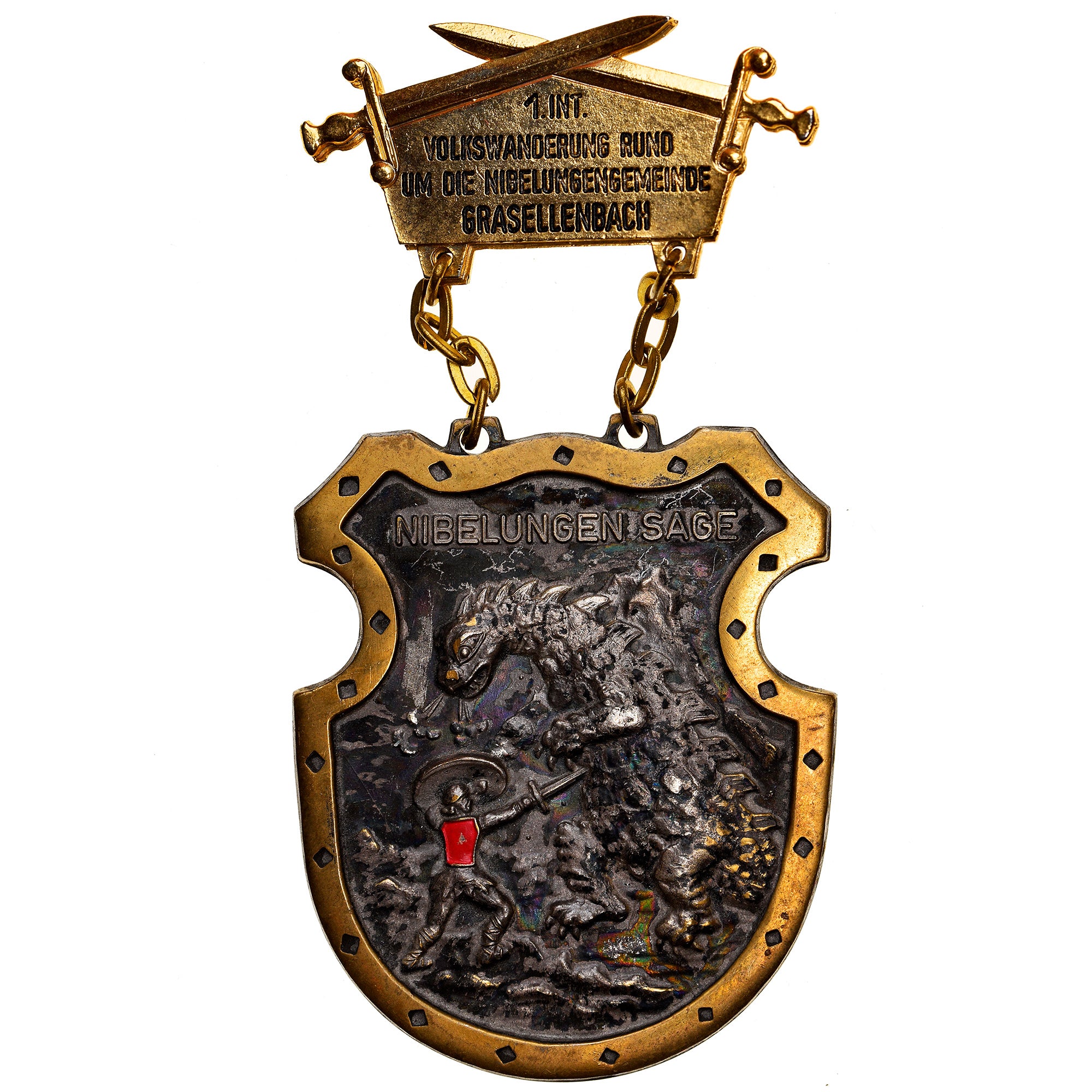 Germany, Medal, Grasellenbach, Geography, AU(50-53), Métal