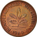 Monnaie, République fédérale allemande, 2 Pfennig, 1969, Hambourg, TTB