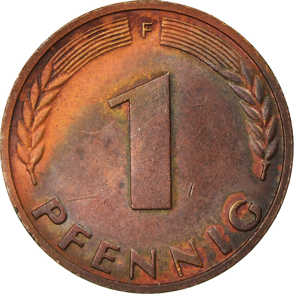 Münze, Bundesrepublik Deutschland, Pfennig, 1970, Stuttgart, SS, Copper Plated