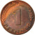 Munten, Federale Duitse Republiek, Pfennig, 1970, Stuttgart, ZF, Copper Plated