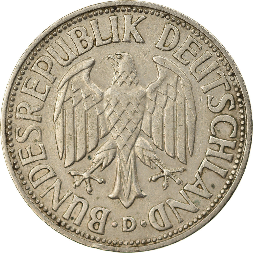 Moeda, ALEMANHA - REPÚBLICA FEDERAL, Mark, 1958, Munich, EF(40-45)
