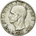 Coin, Albania, 5 Lek, 1939, Rome, AU(50-53), Silver, KM:33