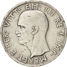 Albania, Vittorio Emanuele III, 5 Lek, 1939, Rome, BB, Argento, KM:33