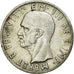 Coin, Albania, Vittorio Emanuele III, 5 Lek, 1939, Rome, AU(50-53), Silver