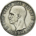 Moneda, Albania, Vittorio Emanuele III, 5 Lek, 1939, Rome, EBC, Plata, KM:33