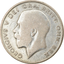 Coin, Great Britain, George V, 1/2 Crown, 1924, VF(20-25), Silver, KM:818.2