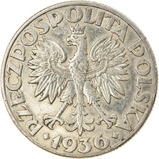 Moneta, Polonia, 5 Zlotych, 1936, Warsaw, BB, Argento, KM:31
