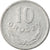 Moneda, Polonia, 10 Groszy, 1949, Kremnica, MBC, Cobre - níquel, KM:42