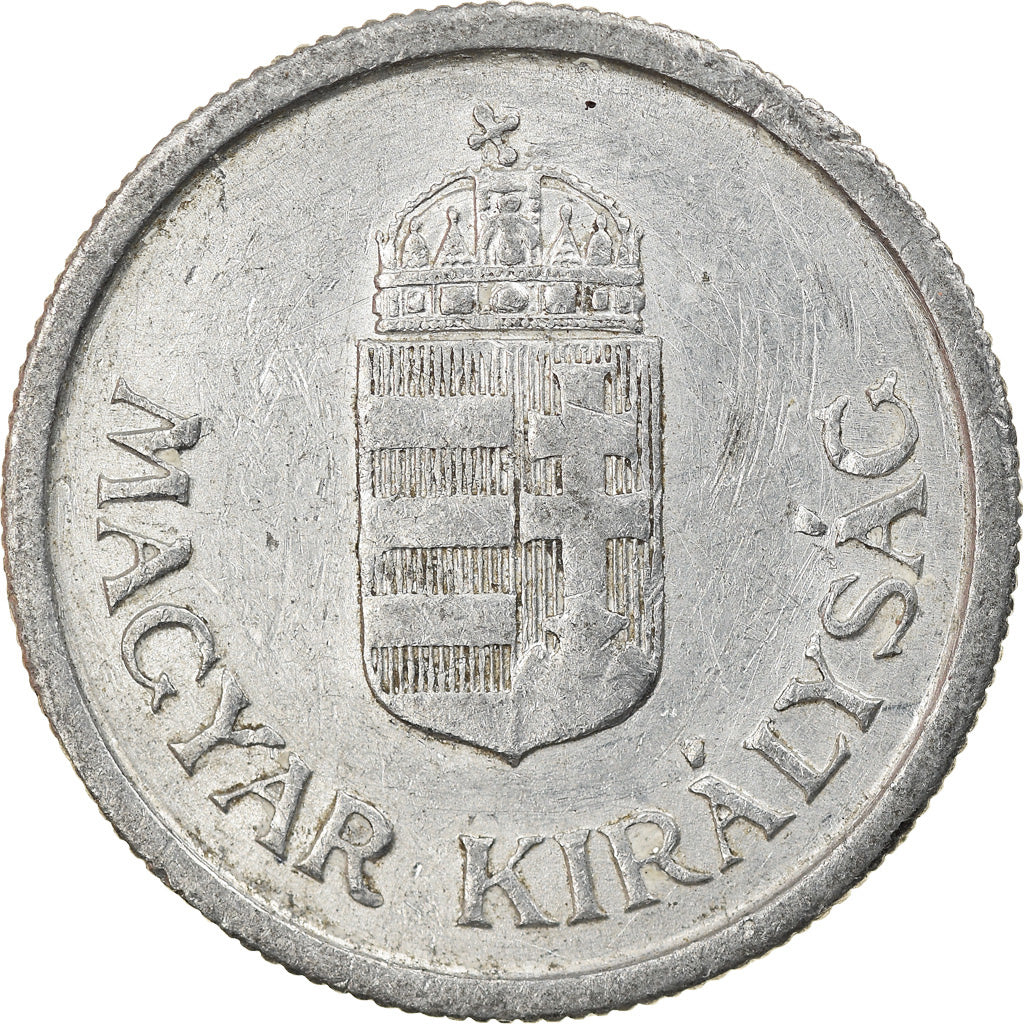 Moneda, Hungría, Pengo, 1944, MBC, Aluminio, KM:521