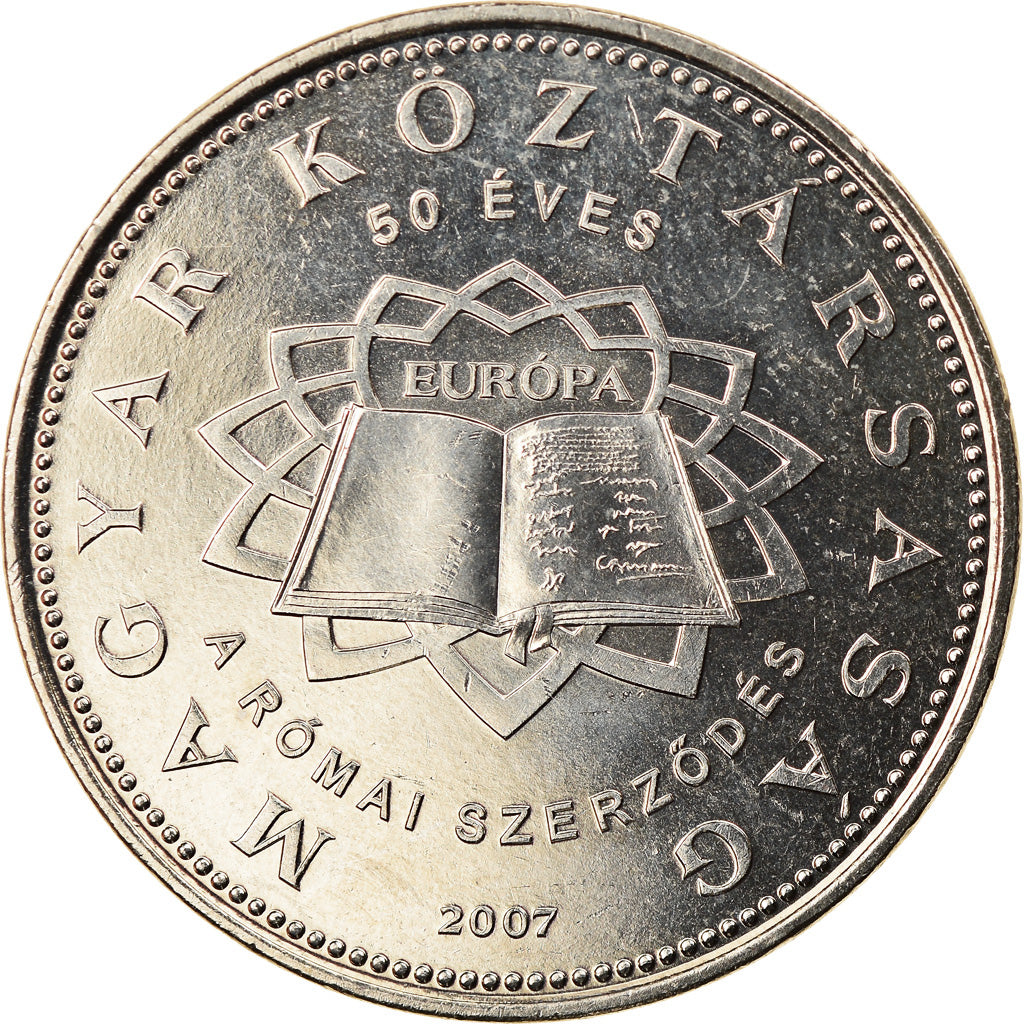 Moneta, Ungheria, 50 Forint, 2007, Budapest, SPL-, Rame-nichel, KM:805