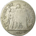 Moneda, Francia, Union et Force, 5 Francs, 1798, Bayonne, BC+, Plata, KM:639.6
