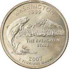 Moneta, Stati Uniti, Washington, Quarter, 2007, U.S. Mint, Philadelphia, BB