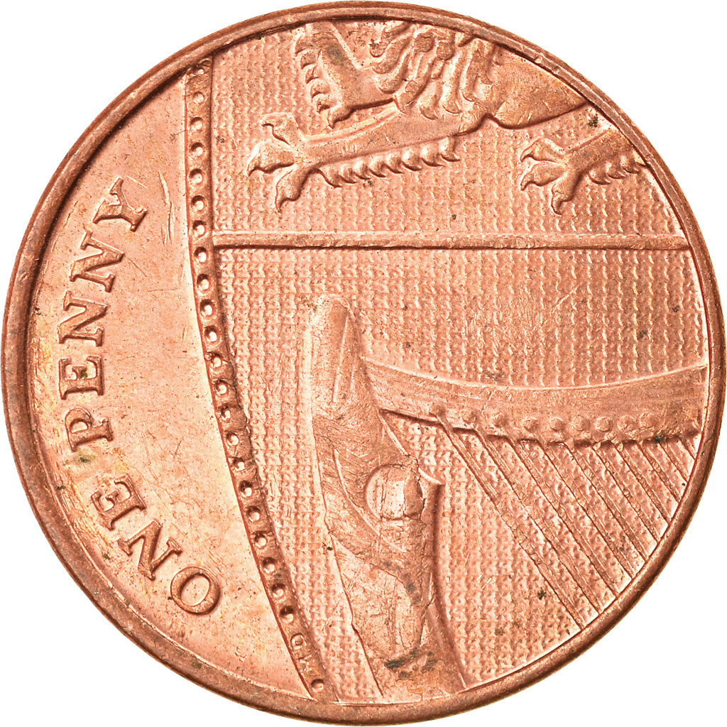 Moneda, Gran Bretaña, Elizabeth II, Penny, 2012, EBC, Cobre chapado en acero