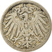 Moneda, ALEMANIA - IMPERIO, Wilhelm II, 5 Pfennig, 1894, Berlin, BC+, Cobre -