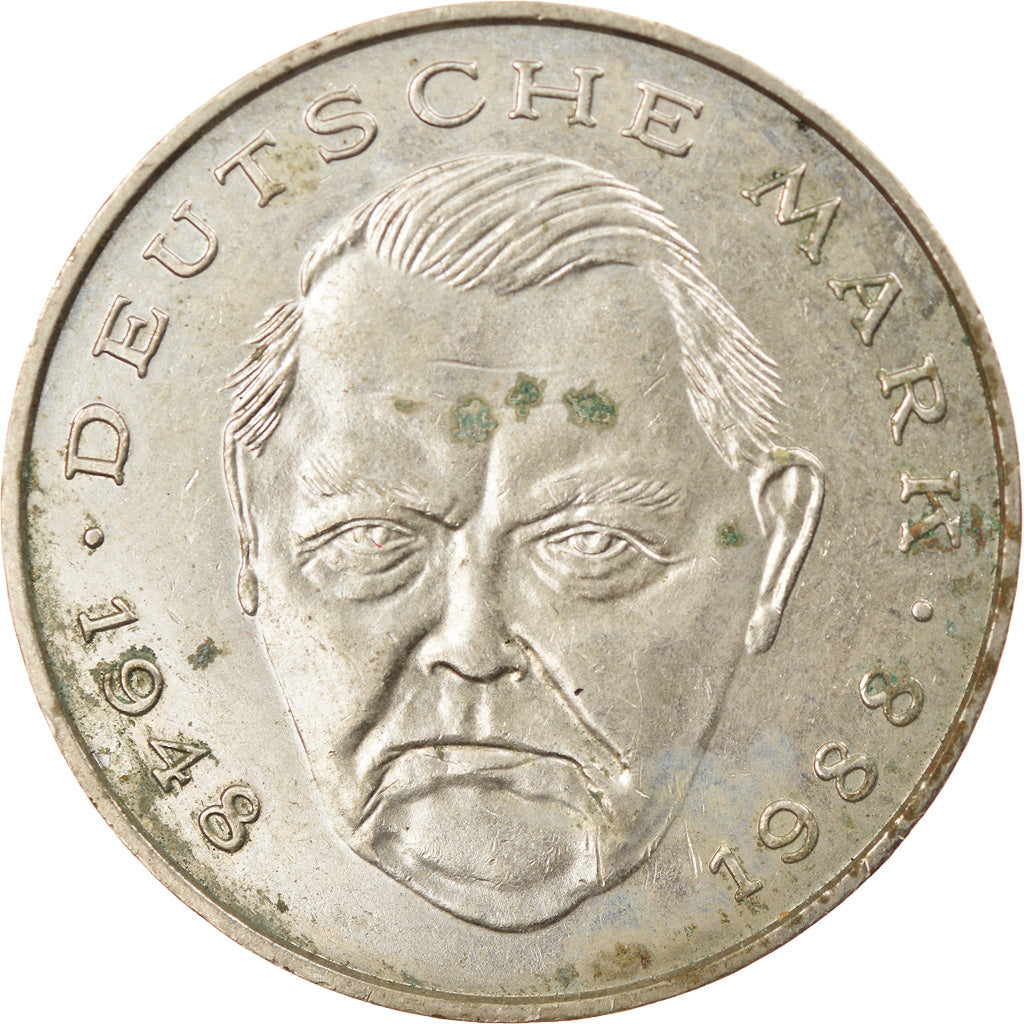 Moneta, Niemcy - RFN, 2 Mark, 1996, Munich, EF(40-45), Miedź-Nikiel niklowany