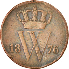 Coin, Netherlands, William III, Cent, 1876, F(12-15), Copper, KM:100