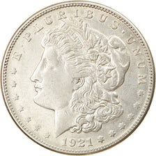 Moneta, USA, Morgan Dollar, Dollar, 1921, U.S. Mint, San Francisco, AU(55-58)