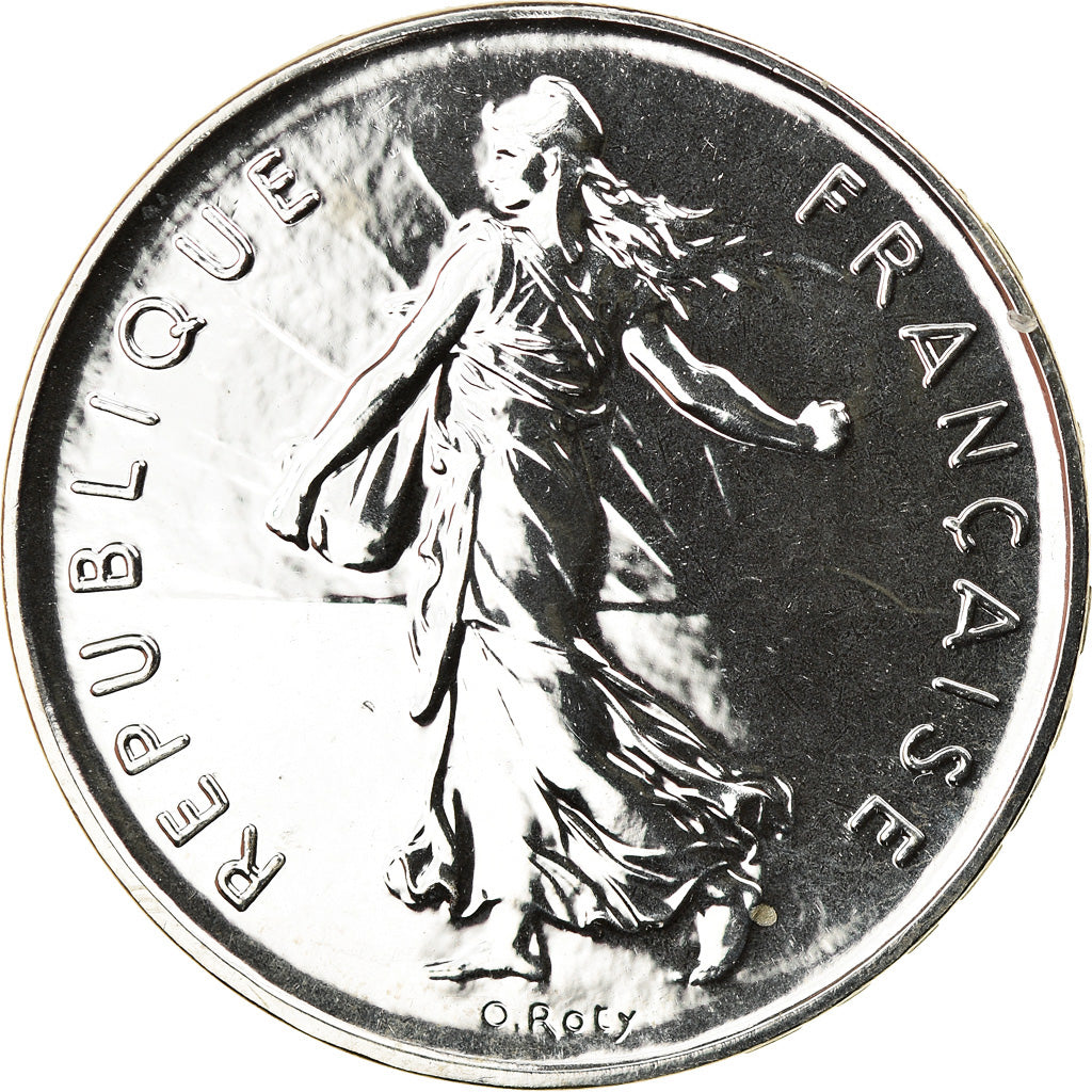 Münze, Frankreich, Semeuse, 5 Francs, 2001, Paris, STGL, Nickel Clad