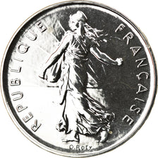Münze, Frankreich, Semeuse, 5 Francs, 2001, Paris, STGL, Nickel Clad