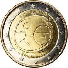 Finland, 2 Euro, EMU 10th Anniversary, 2009, MS(65-70), Bi-Metallic, KM:144