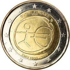 Finland, 2 Euro, EMU 10th Anniversary, 2009, MS(65-70), Bi-Metallic, KM:144