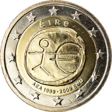 REPUBLIKA IRLANDII, 2 Euro, EMU, 2009, MS(65-70), Bimetaliczny