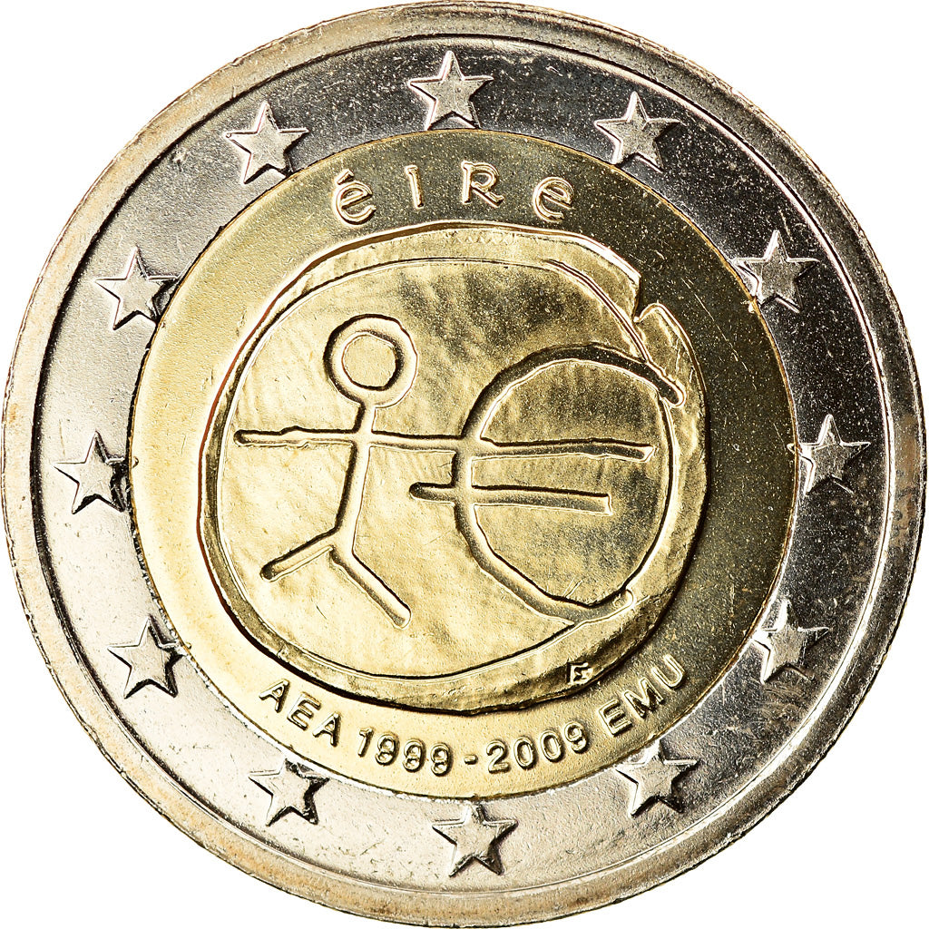 IRELAND REPUBLIC, 2 Euro, EMU, 2009, STGL, Bi-Metallic