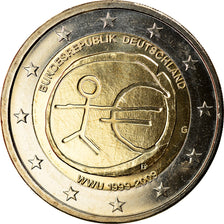 Alemanha, 2 Euro, EMU, 2009, MS(65-70), Bimetálico