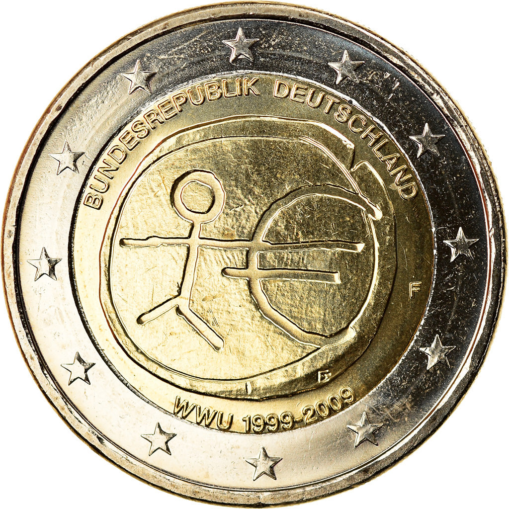 Deutschland, 2 Euro, EMU, 2009, STGL, Bi-Metallic