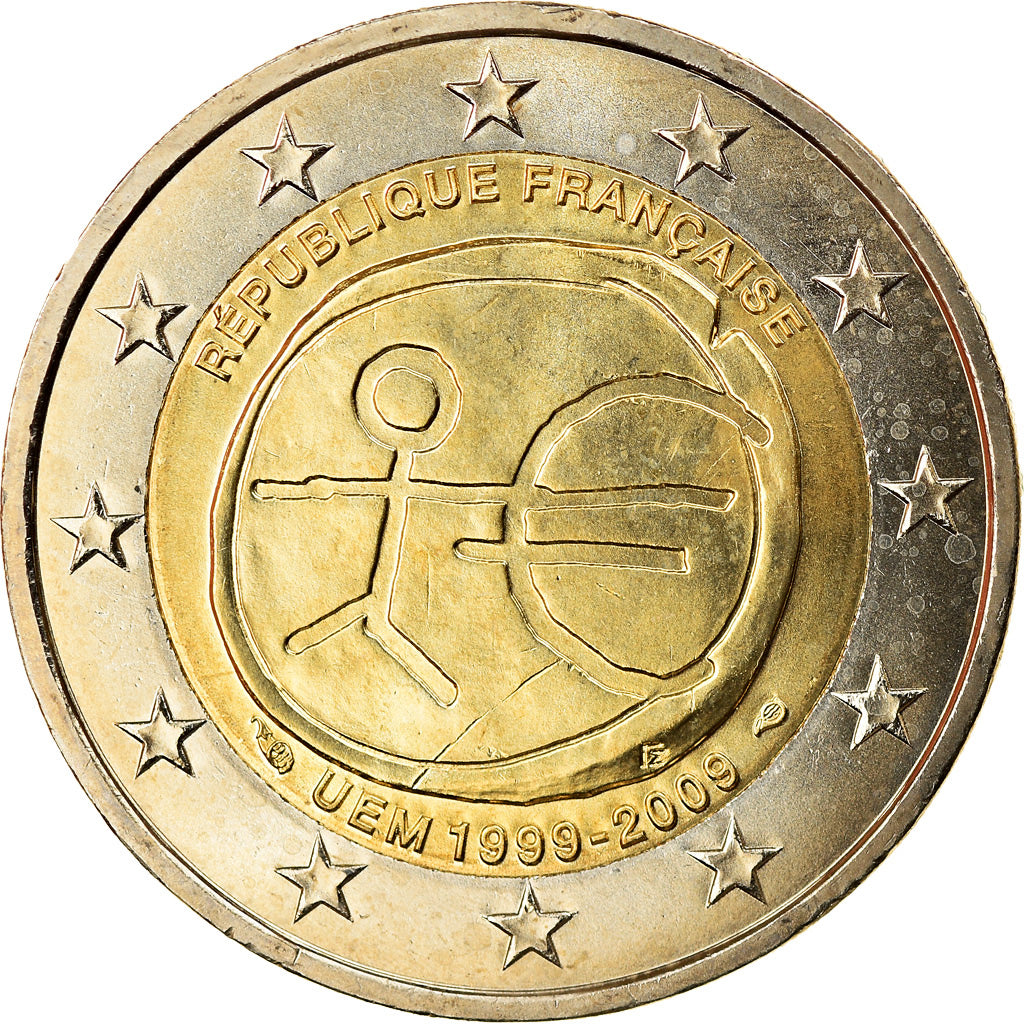 France, 2 Euro, EMU, 2009, FDC, Bi-Metallic, KM:1590