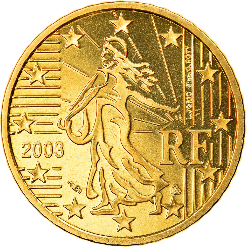 Francia, 50 Euro Cent, 2003, Proof, FDC, Ottone, KM:1287