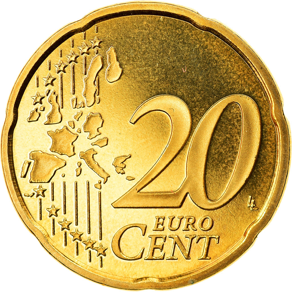 Francia, 20 Euro Cent, 2003, Proof, FDC, Ottone, KM:1286