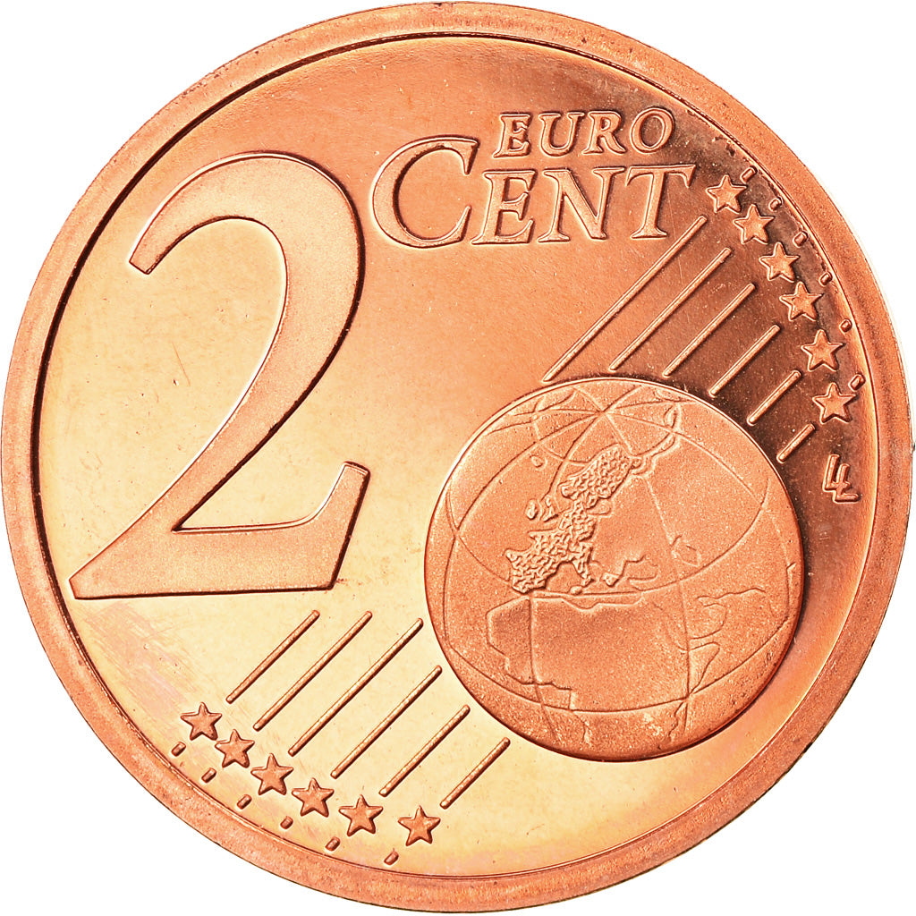 Francia, 2 Euro Cent, 2003, Proof, FDC, Acciaio placcato rame, KM:1283