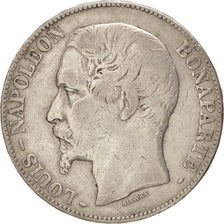 FRANCE, Napoléon III, 5 Francs, 1852, Paris, KM:773.1, VF(20-25), Silver, Ga...
